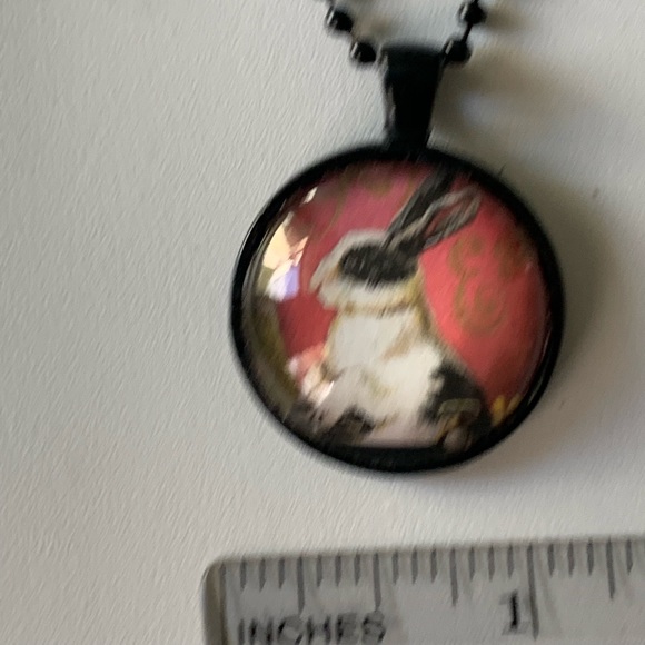 Necklace rabbit pendant charm - Picture 7 of 9